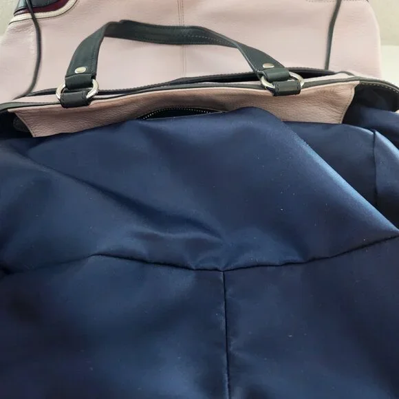 Euc Coach Laura Pink Leather Spector Shoulder Bag Satchel Purse